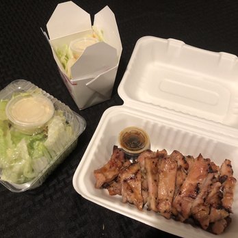 Sunny Teriyaki - two take out containers with chicken and salad - Japanese Near Me - Seattle, Washington Sunny Teriyaki - two take out containers with chicken and salad - Japanese Near Me - Seattle, Washington