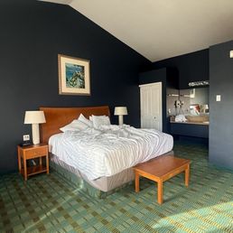 Room 20. Newly painted dark walls and different carpet Room 20. Newly painted dark walls and different carpet