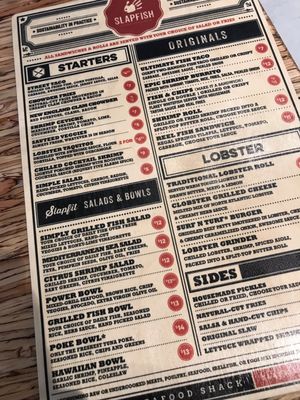 Menu photo 8 Slapfish Albuquerque, NM