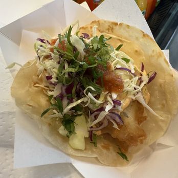 Fonda Moderna - Baja Fish Taco - without salsa - Seafood Near Me - Tustin, California