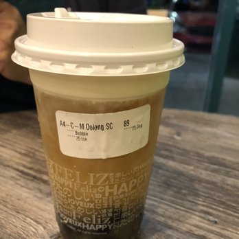 Happy Lemon - Oolong tea with salted cheese - Bubble Tea Near Me - Fremont, California Happy Lemon - Oolong tea with salted cheese - Bubble Tea Near Me - Fremont, California