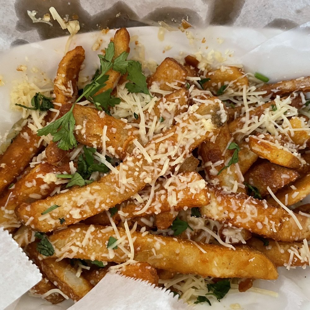 Aaron Schat's Roadhouse - Garlic Parmesan Fries Basket - American Near Me - Bishop, California