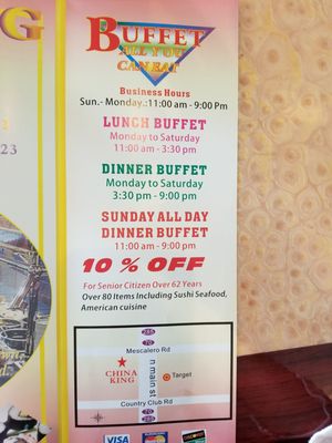 Menu photo 2 China King Super Buffet Roswell, NM