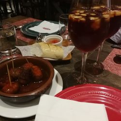 Bueno - Bueno Tapas & Wine Restaurant Chorizo Picante + Sangria