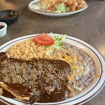Avilas El Ranchito - Chicken mole plate - Mexican Near Me - Costa Mesa, California