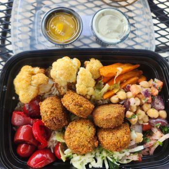 MedFresh Healthy Eats - Falafel bowl BYO - Mediterranean Near Me - Auburn Hills, Michigan MedFresh Healthy Eats - Falafel bowl BYO - Mediterranean Near Me - Auburn Hills, Michigan
