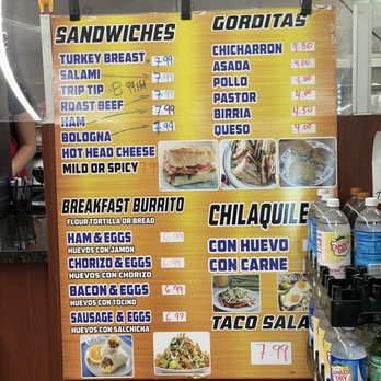 Carnicería y Taqueria los Compadres - the menu - Mexican Near Me - Modesto, California