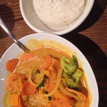 Curry in the Box - Sweet Potato Curry!! I picked extra veggies but you can get tofu or meat for protein! - Indian Near Me - Fitchburg, Wisconsin Curry in the Box - Sweet Potato Curry!! I picked extra veggies but you can get tofu or meat for protein! - Indian Near Me - Fitchburg, Wisconsin