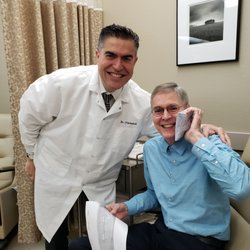 Westlake Oral and Plastic Surgery - Dr. Nikchevich with his patient (and fellow Crespi High School grad!) Dr. Timothy McNicoll.