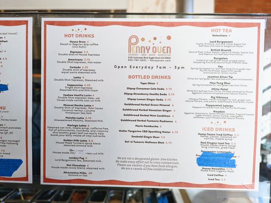 Menu photo 6 Penny Oven Los Angeles, CA