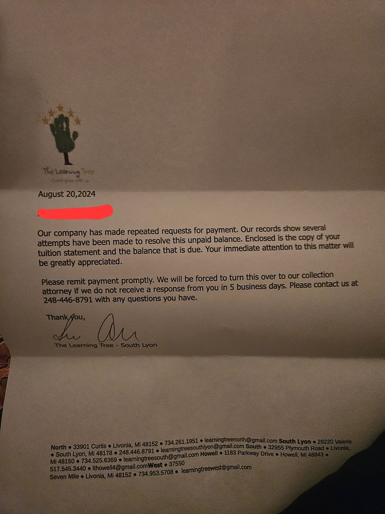 The Learning Tree Child Care Center - childcare center in Livonia, MI