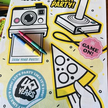 California Pizza Kitchen - Kids menu at California Pizza Kitchen in Otay Ranch, Chula Vista, CA cool crayons. - Pizza Near Me - Chula Vista, California