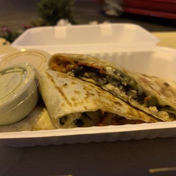 Quesadilla Gorilla - Build your own quesadilla with cilantro chicken, fajita veggies, black beans, and white cheese mix! - Mexican Near Me - Visalia, California Quesadilla Gorilla - Build your own quesadilla with cilantro chicken, fajita veggies, black beans, and white cheese mix! - Mexican Near Me - Visalia, California