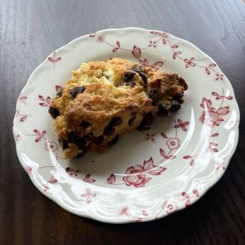Rise & Shine Coffee House - Chocolate chip scone - Coffee & Tea Near Me - Wakefield, Massachusetts Rise & Shine Coffee House - Chocolate chip scone - Coffee & Tea Near Me - Wakefield, Massachusetts