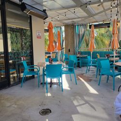 Back patio seating