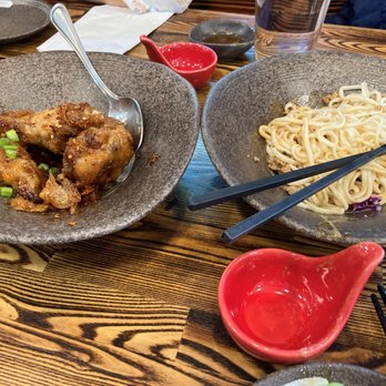 Dumpling Home - Fried chicken wings were good. We each got 2 pcs. Next to it is the world's smallest bowl of noodles - Dim Sum Near Me - San Francisco, California Dumpling Home - Fried chicken wings were good. We each got 2 pcs. Next to it is the world's smallest bowl of noodles - Dim Sum Near Me - San Francisco, California
