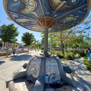 Seven Seas Park - "Under the sea" art piece by Arteclettica - Playgrounds Near Me - Sunnyvale, California