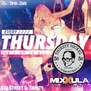 Thirsty’s - Put down the remote control & come get some shots!! Thirsty Thursday #PartyStarter ! - Dance Clubs Near Me - Austin, Texas
