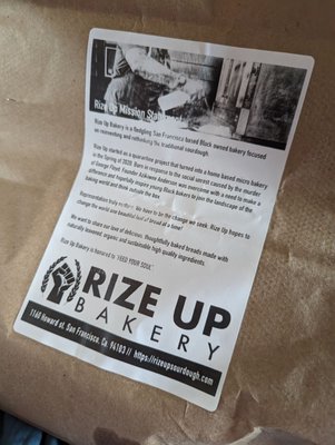 Menu photo 8 Rize Up Bakery San Francisco, CA Menu photo 8 Rize Up Bakery San Francisco, CA