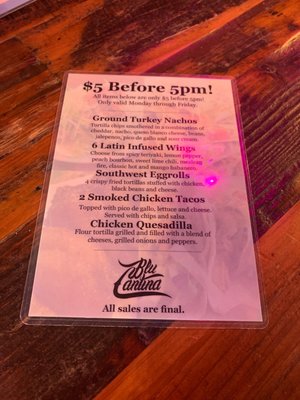 Menu photo 2 Blu Cantina Atlanta, GA