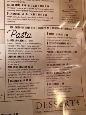 Menu photo 4 Nonna's Springfield, MO