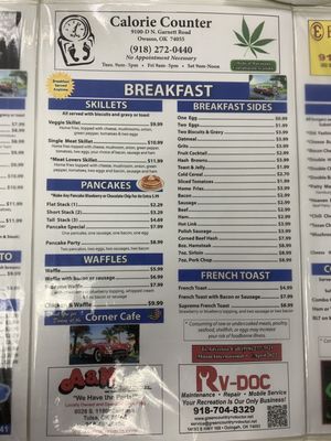 Menu photo 1 Corner Cafe Tulsa, OK