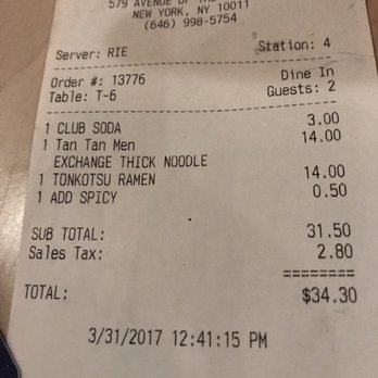 Oramen - So ya they charged me 50 cents more to add spice. - Ramen Near Me - New York, New York