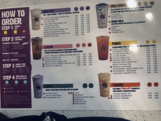 Menu photo 7 Kung Fu Tea Montclair, NJ Menu photo 7 Kung Fu Tea Montclair, NJ