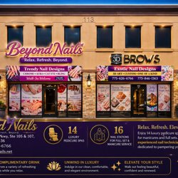 Beyond Nails - Salon's front.