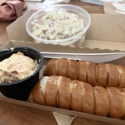 Pimento Cheese & Soft Pretzels Dill Pickle Potato Salad Pimento Cheese & Soft Pretzels Dill Pickle Potato Salad