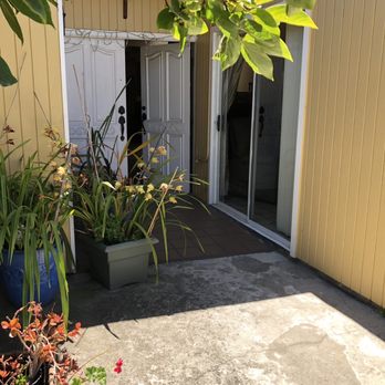 Vanessa Care Home II - Front door entrance all rooms have sliding glass patio doors for wheelchair accessibility - Assisted Living Facilities Near Me - San Mateo, California Vanessa Care Home II - Front door entrance all rooms have sliding glass patio doors for wheelchair accessibility - Assisted Living Facilities Near Me - San Mateo, California