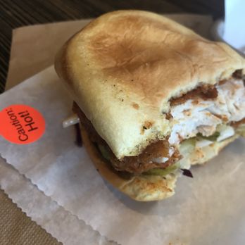 Shake Shack Highlands Ranch - Hot Chick'n, large piece of white meat chicken. - Fast Food Near Me - Highlands Ranch, Colorado Shake Shack Highlands Ranch - Hot Chick'n, large piece of white meat chicken. - Fast Food Near Me - Highlands Ranch, Colorado