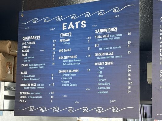 Menu photo 1 Mosley's Cafe Alameda, CA