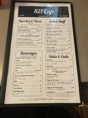 Menu photo 5 821 Café Richmond, VA