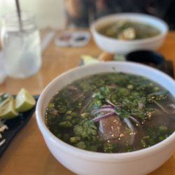 Pho Que Huong - P17. Filet Steak Noodle Soup Coconut Drink