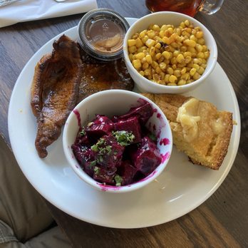 Sauce Boss Southern Kitchen - Blackened Pork Chop - Southern Near Me - Draper, Utah Sauce Boss Southern Kitchen - Blackened Pork Chop - Southern Near Me - Draper, Utah