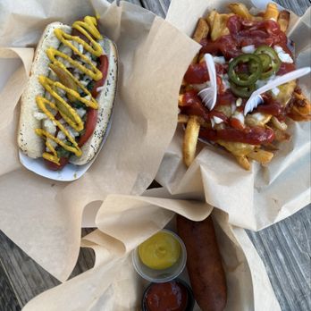Dick’s Dogs - Chicago dog, dirty fries, and corn dog - Hot Dogs Near Me