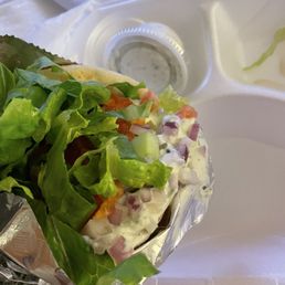 Lamb beef gyro Lamb beef gyro