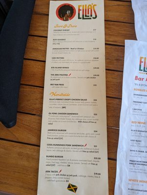 Menu photo 2 Ella's Cranbrook, BC Menu photo 2 Ella's Cranbrook, BC