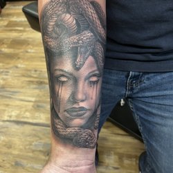 No Man's Land Tattoo Parlor - Medusa portrait