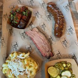 Best in here: mac and cheese and sausage Best in here: mac and cheese and sausage