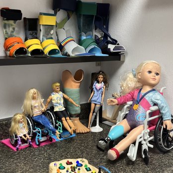 Children's Orthotics and Prosthetics - Beautiful toys and displays. Love how it shows children toys like them. - Orthotics Near Me - Las Vegas, Nevada Children's Orthotics and Prosthetics - Beautiful toys and displays. Love how it shows children toys like them. - Orthotics Near Me - Las Vegas, Nevada