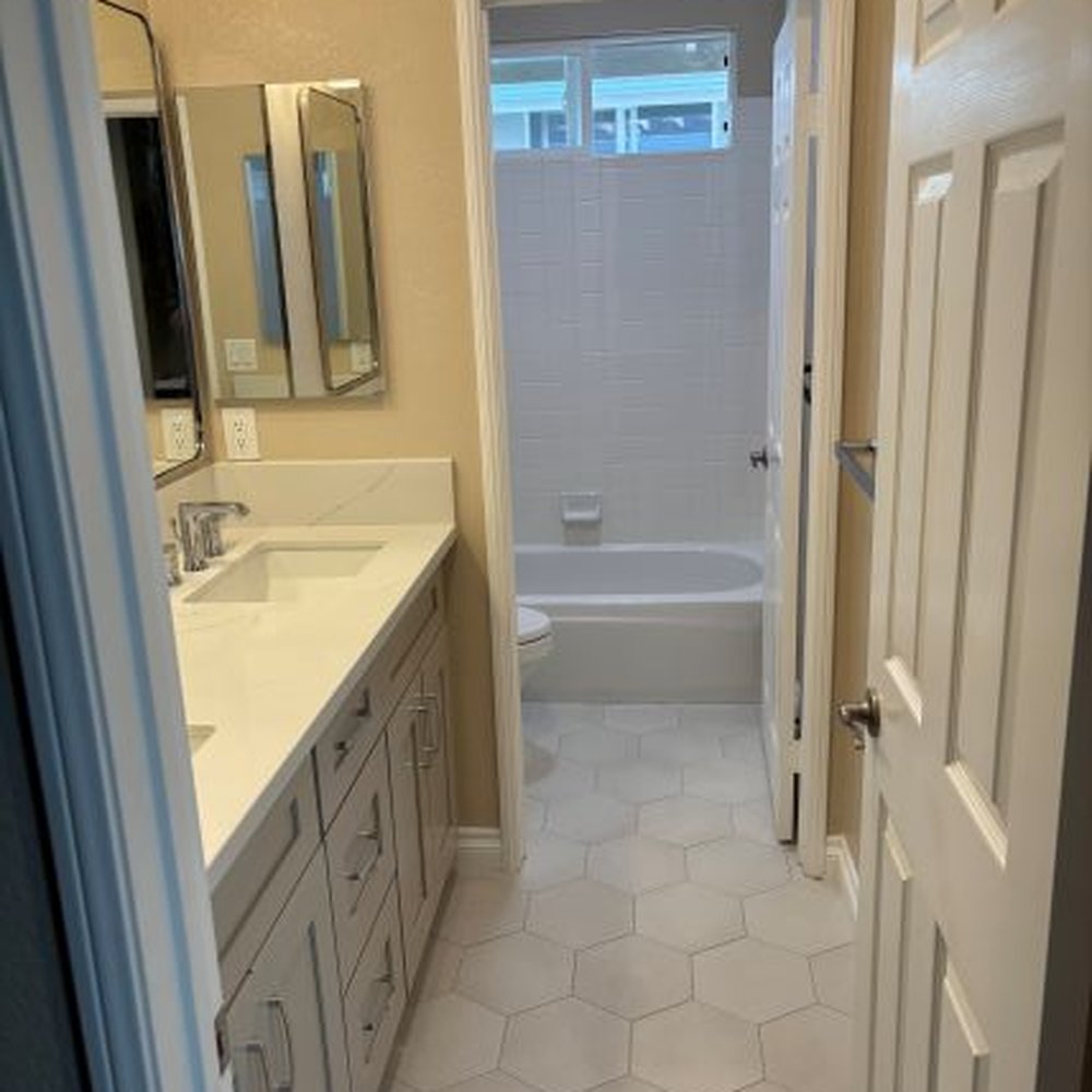 Infinity Design and Build - Hallway bathroom remodel by Infinity Design - General Contractors Near Me - San Diego, California Infinity Design and Build - Hallway bathroom remodel by Infinity Design - General Contractors Near Me - San Diego, California