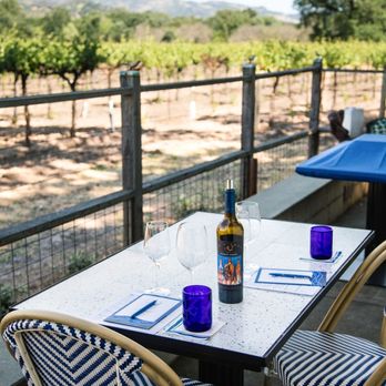 La Sirena - Outdoor vineyard views at La Sirena - Wineries Near Me - Calistoga, California La Sirena - Outdoor vineyard views at La Sirena - Wineries Near Me - Calistoga, California