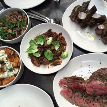 Ox - Foie gras, potatoes, brussel sprouts, ribeye, short ribs - Argentine Near Me - Portland, Oregon Ox - Foie gras, potatoes, brussel sprouts, ribeye, short ribs - Argentine Near Me - Portland, Oregon