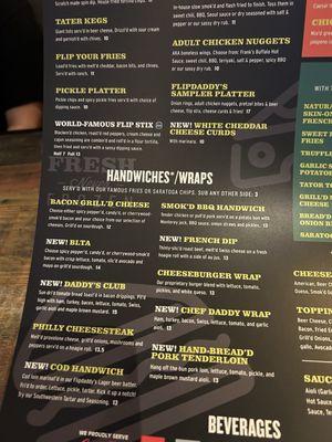 Menu photo 1 Flipdaddys Mount Washington, KY