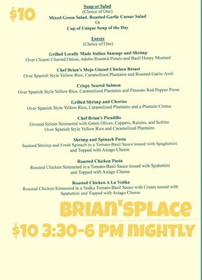 Menu photo 7 Brian's Place Hernando Beach, FL