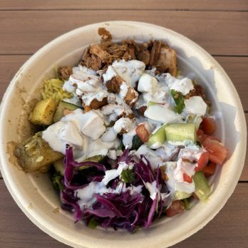 The Kebab Shop - Fire Honey Chicken Bowl - Mediterranean Near Me - La Habra, California