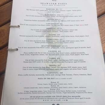 O Ver - The menu - Pizza Near Me - London, XGL