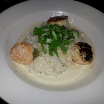 Urbano Cafe - Scallops on risotto. - Italian Near Me - Dallas, Texas Urbano Cafe - Scallops on risotto. - Italian Near Me - Dallas, Texas